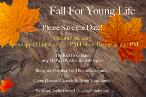 Young Life | Join Us for Our Annual Fundraiser